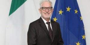 Ireland’s Ambassador Kevin Kelly pays a courtesy visit to CM Bhupendra Patel