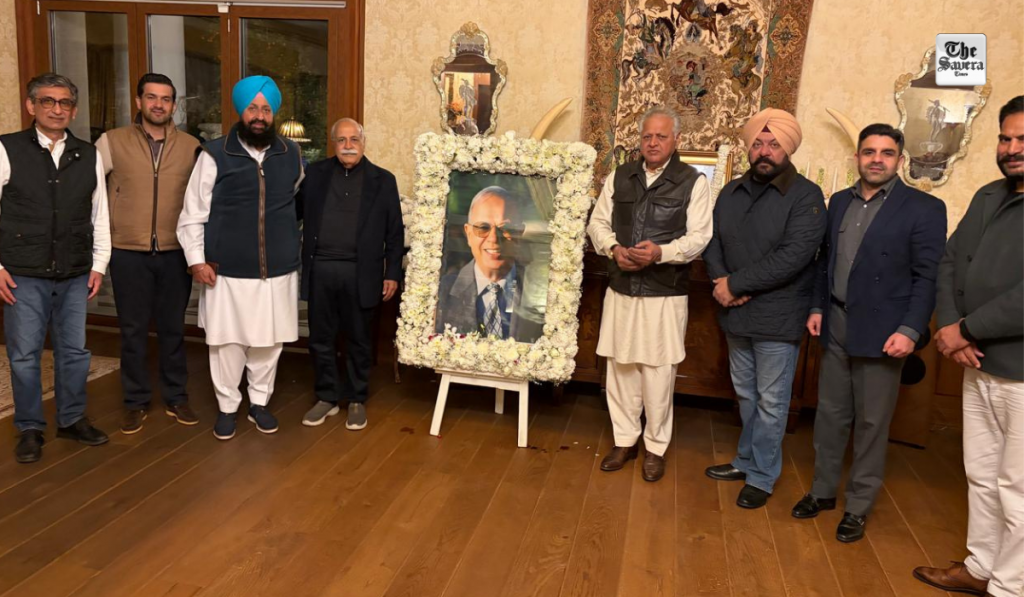 Partap Singh Bajwa Visits Gautam Kapoor’s Residence to Express Condolences