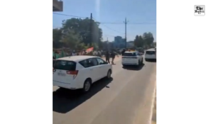 Congress Protest Tries to Block MP CM Mohan Yadav’s Convoy in Shahdol
