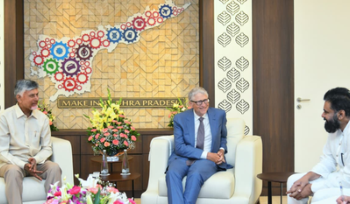 Bill Gates Visits RTGS Centre at Andhra Secretariat, Reviews Tech-Driven Governance