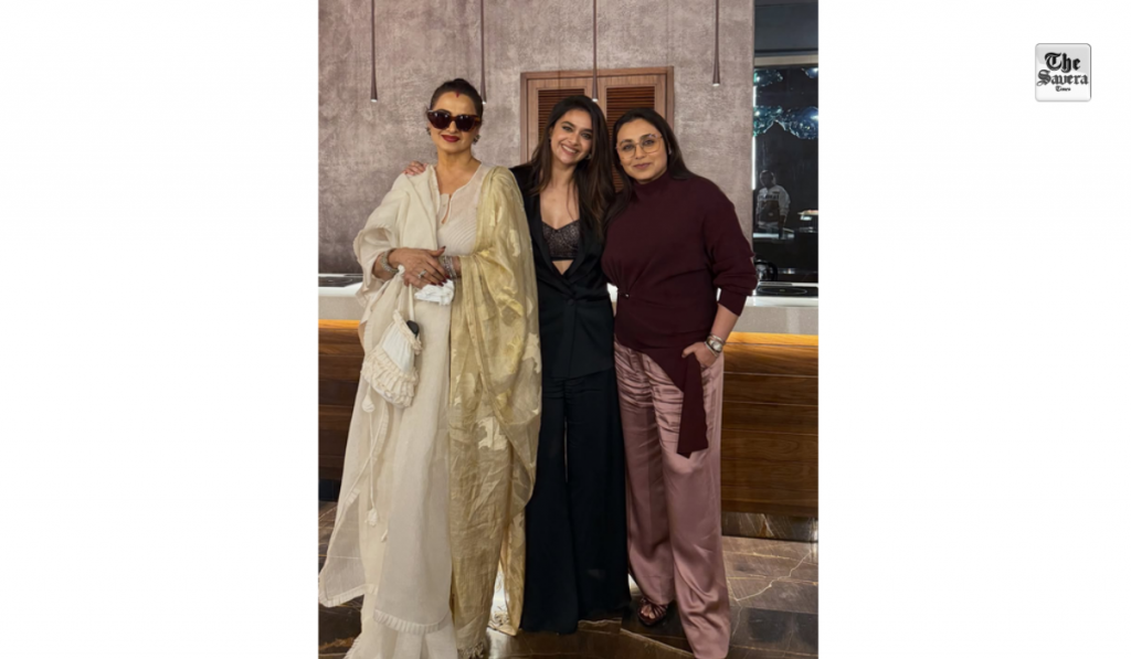 Keerthy Suresh Spends Special Evening with Rani Mukerji and Rekha