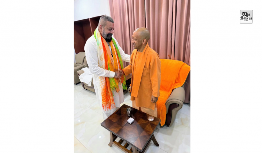 Sanjay Dutt Meets UP CM Yogi Adityanath in Lucknow