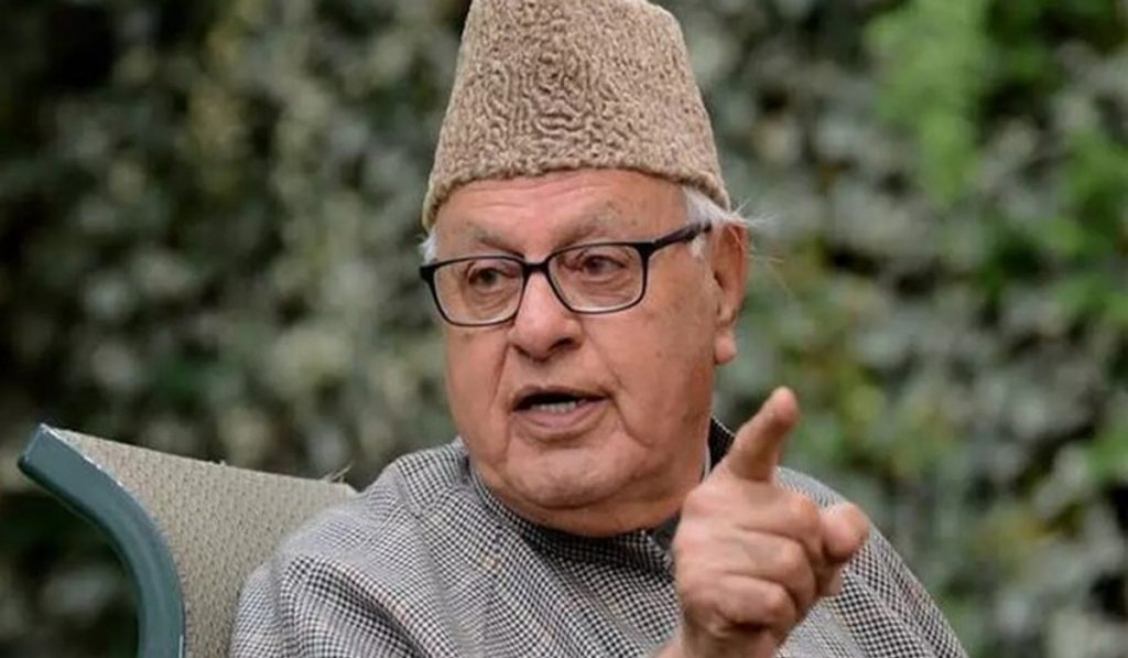 NC Chief Faroq abdullah