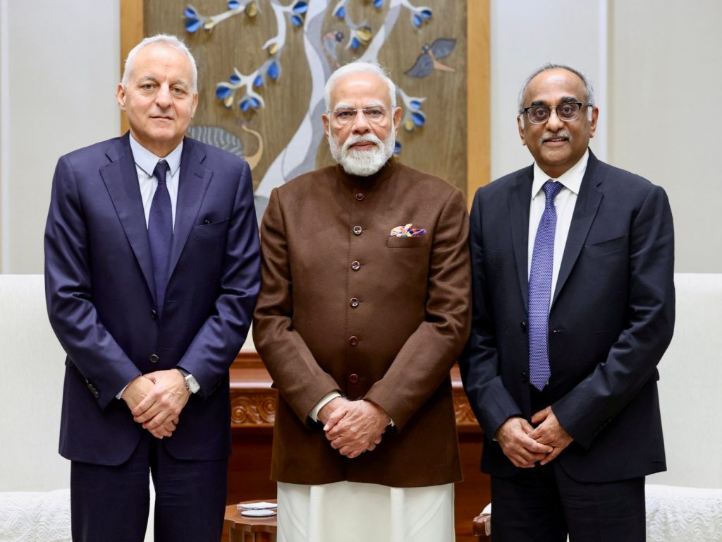 PM Modi meets Rolls-Royce CEO Erginbilgic