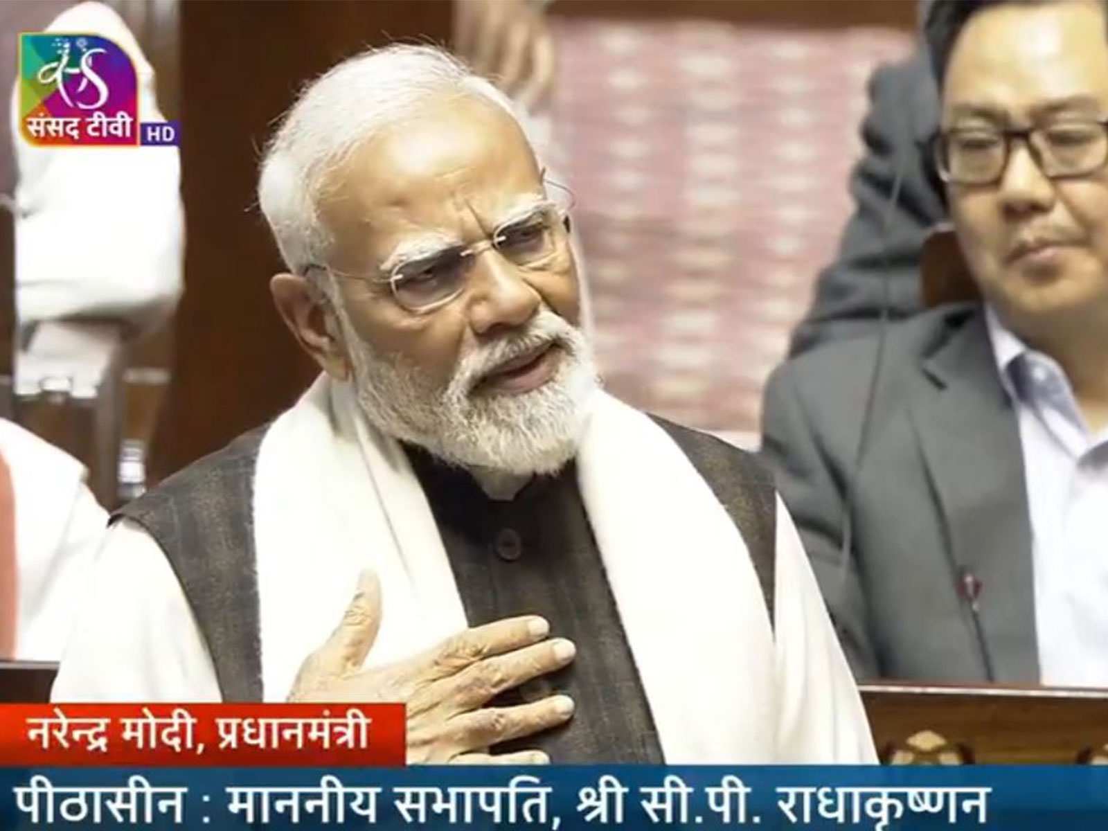PM Modi targets Congress, Rahul Gandhi during reply to President’s address