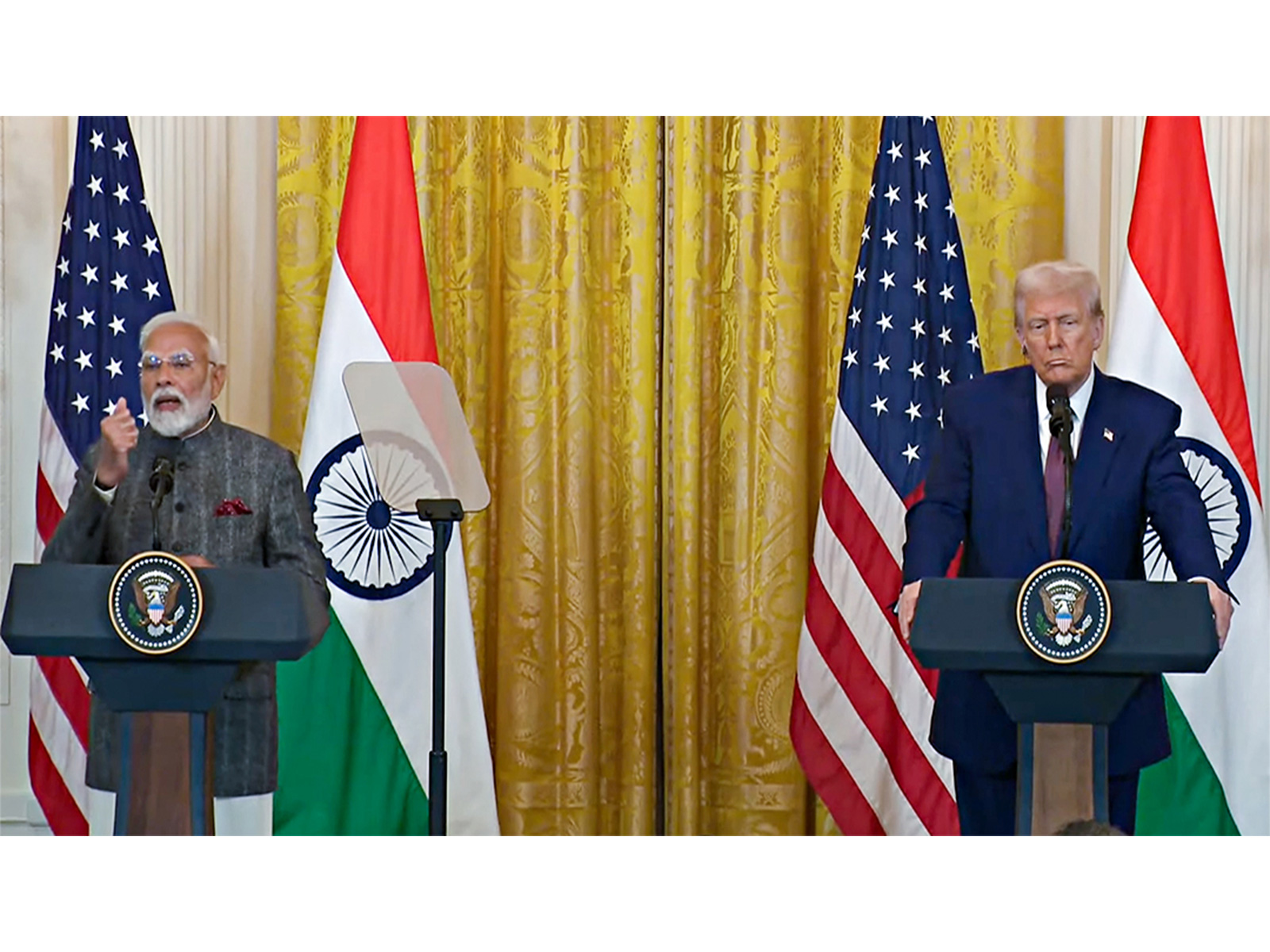 President Trump’s leadership vital for global peace and prosperity, India supports his efforts for peace: PM Modi