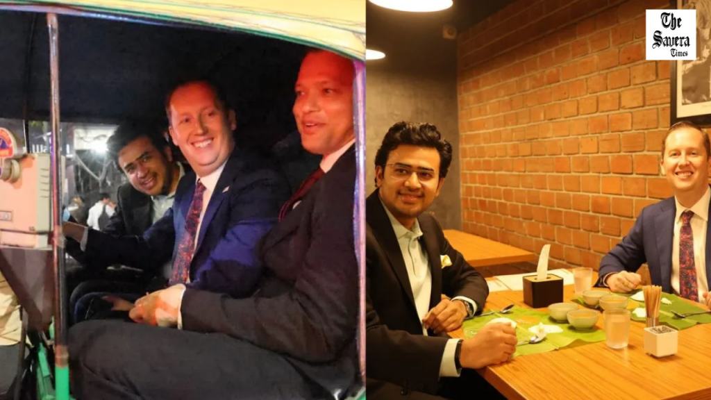 US Ambassador Bengaluru auto ride dosa diplomacy