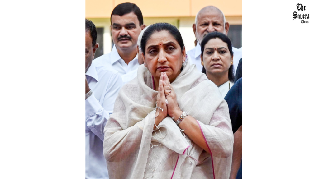 Sunetra Pawar Vows to Uphold Ajit Pawar’s Vision After His Death