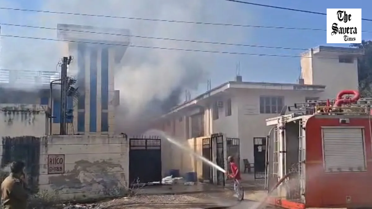 Rajasthan Alwar Factory Fire Kills Seven, Rescue Underway