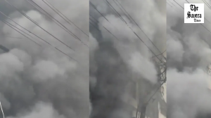 Massive Factory Fire in Delhi’s Inderlok; Firefighting Underway
