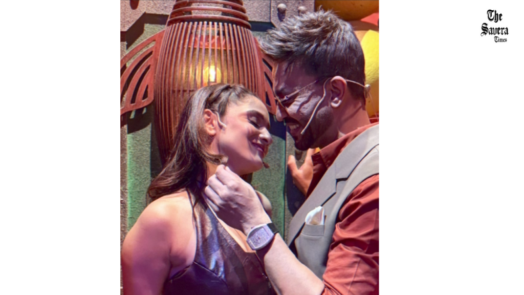 Vicky Jain Shares Cute Moments With Ankita on Laughter Chefs Set