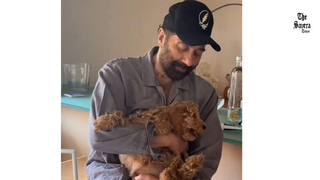 Sunny Deol’s Playful Moment With Puppy Ellie
