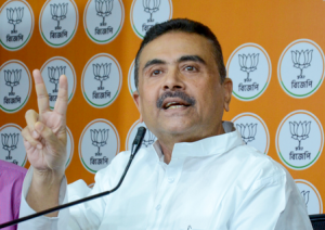 West Bengal polls: BJP’s Suvendu Adhikari files nomination from Bhabanipur seat against Mamata Banerjee