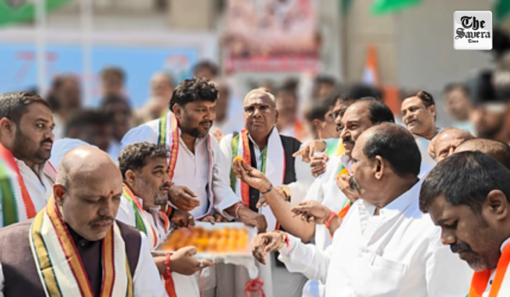 Congress bags 60 municipalities, three corporations in Telangana
