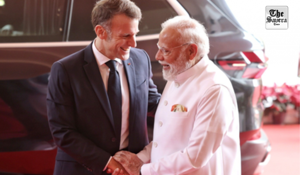 PM Modi, French President Macron begin talks in Mumbai