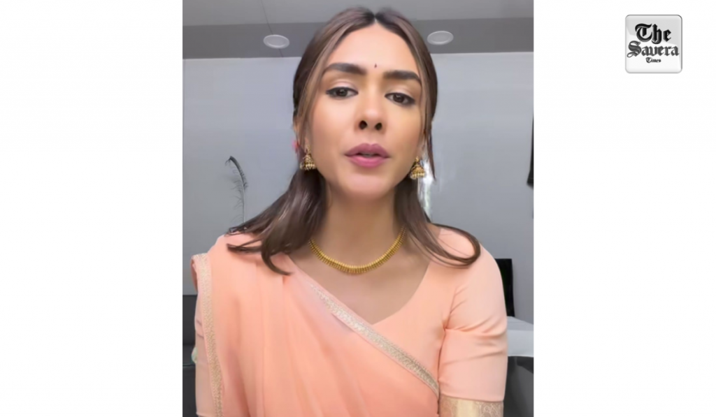 Mrunal Thakur channels her inner singer, says 'Grammy Loading'