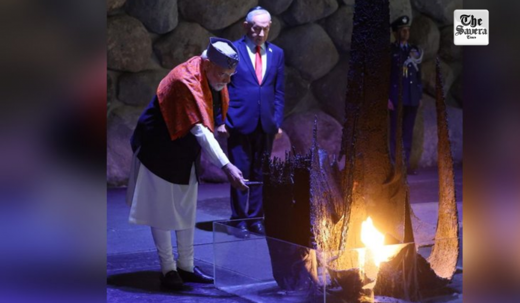 PM Modi pays tribute to Holocaust victims in Jerusalem