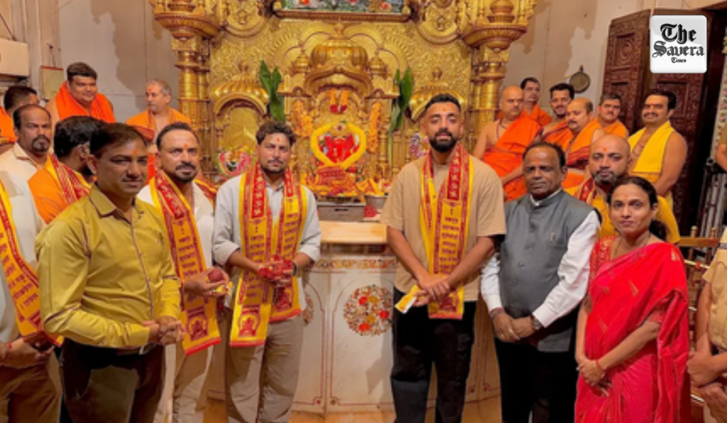 Members of Team India visit Shree Siddhivinayak Temple ahead of T20 WC opener