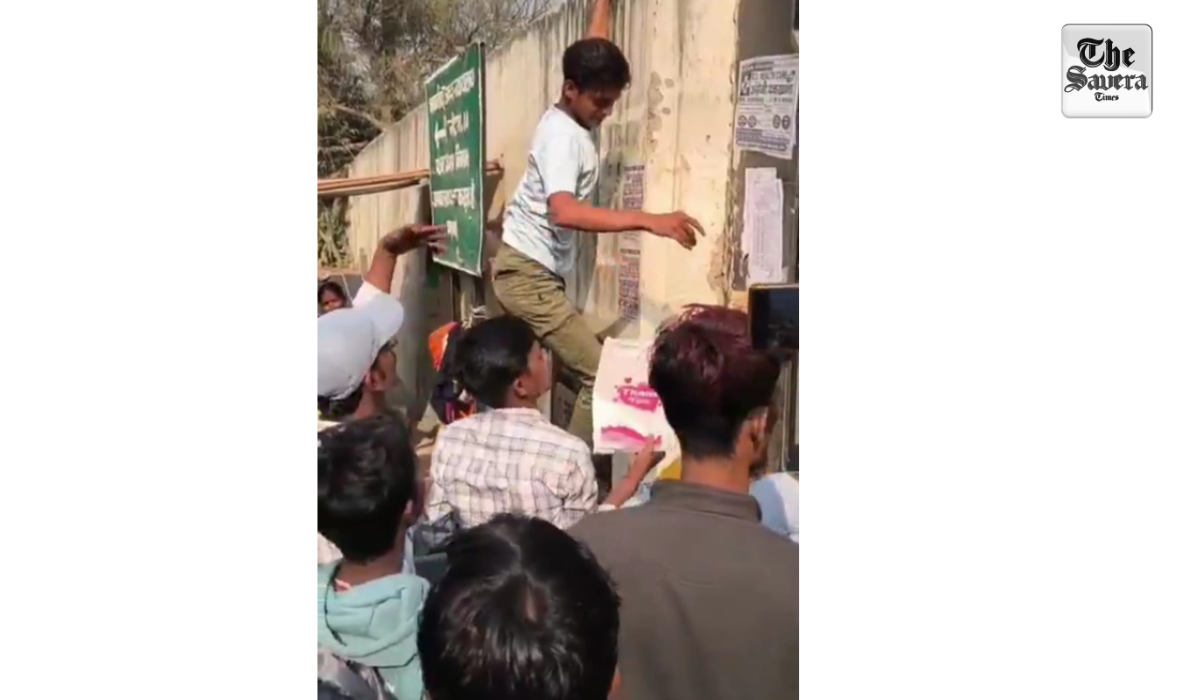 Chaos at Bihar exam centre on first day of Class 10 board exams