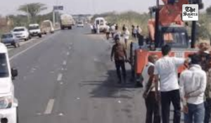 Speeding Trailer Hits Pickup in Bikaner, Passenger Dies in Horror Crash