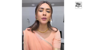 Mrunal Thakur channels her inner singer, says ‘Grammy Loading’