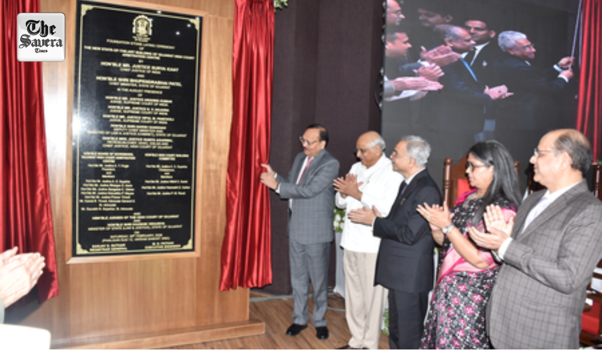 CJI Surya Kant lays foundation for Gujarat HC Arbitration Centre building