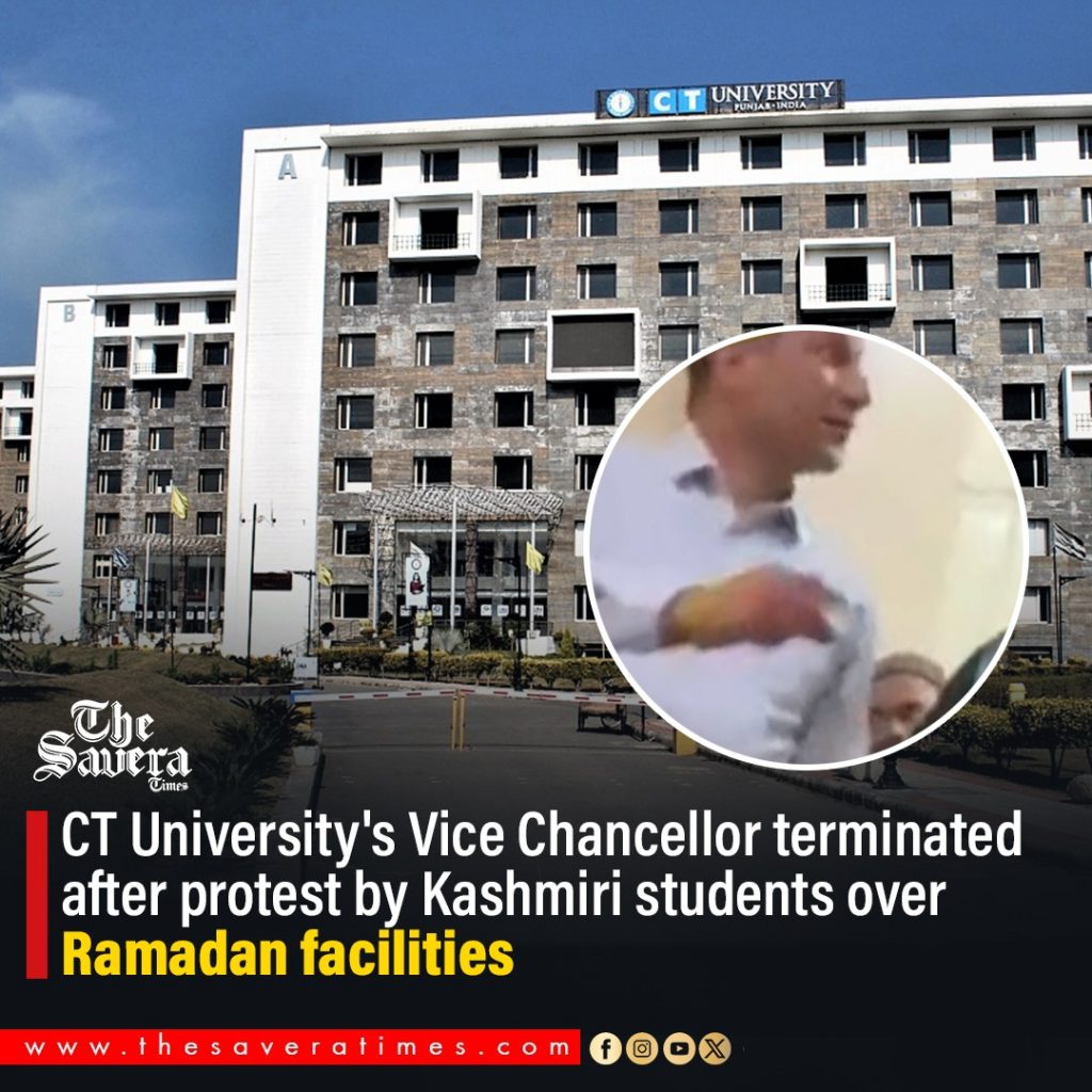 CT University's Vice Chancellor terminated after protest by Kashmiri students over Ramadan facilities