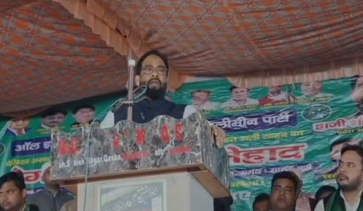 Hum do, Hamare Do Darjan: AIMIM’s Shaukat Ali sparks row with new slogan
