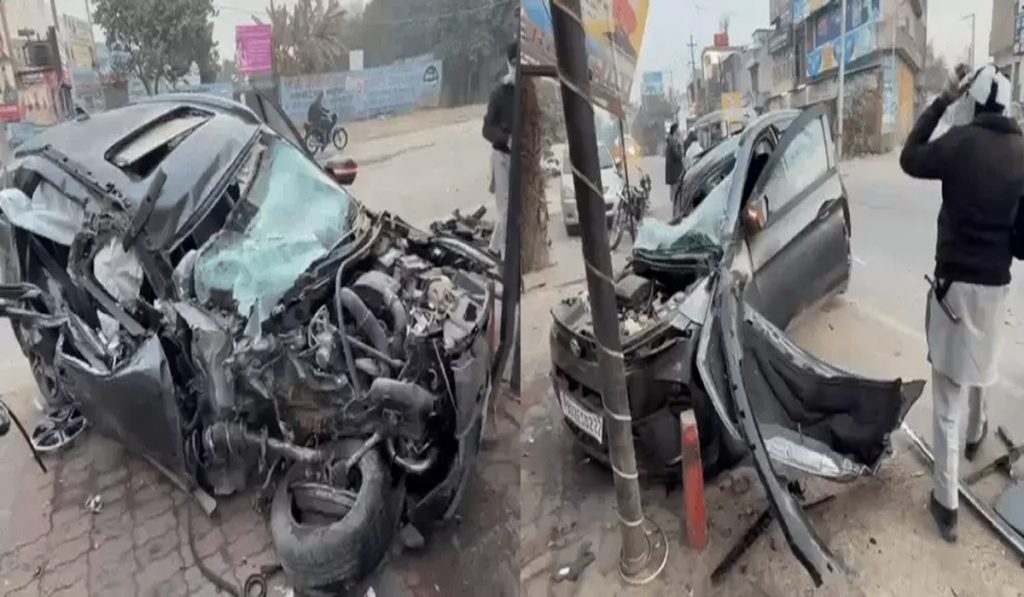 Major Road Accident in Ajnala: Tractor-Trolley Hits Car