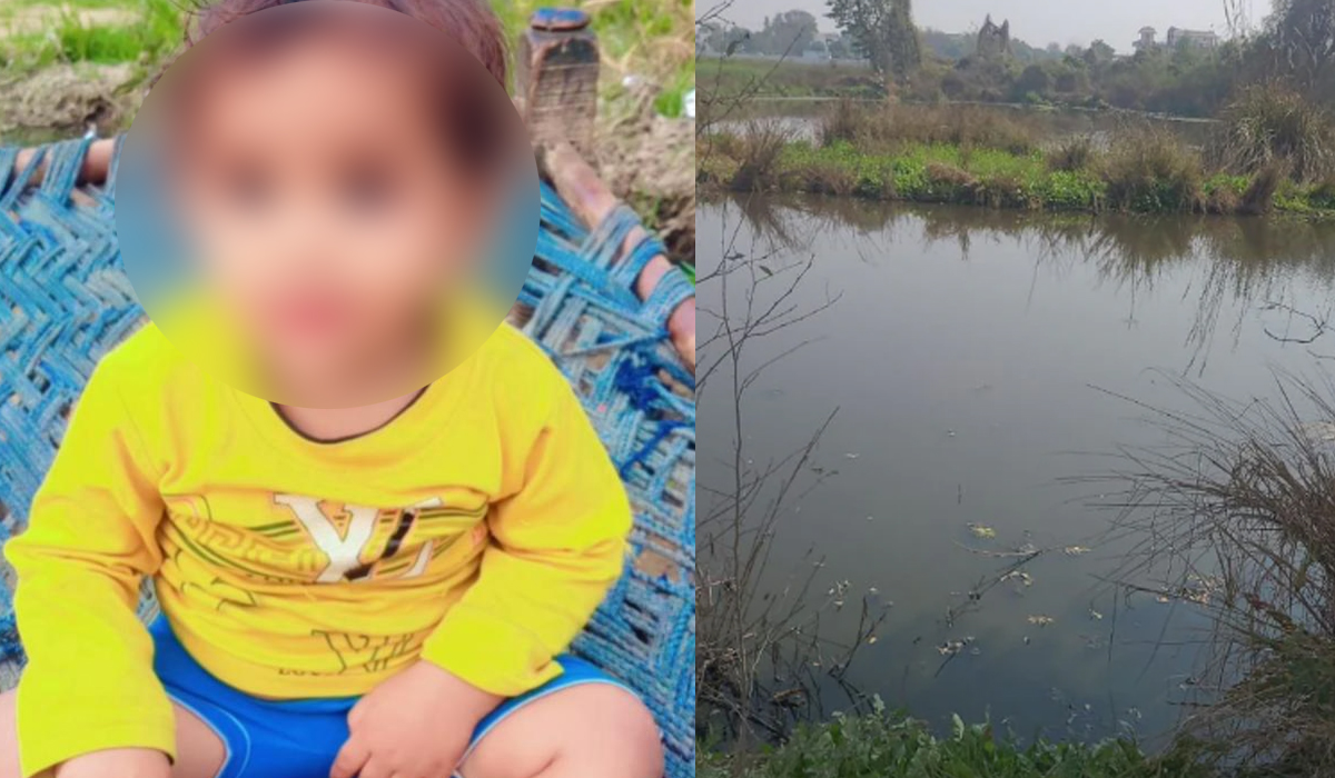 Tragic accident in Greater Noida: Three-year-old Child dies after drowning in water filled pit