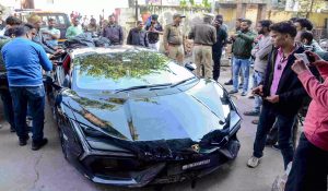 Kanpur Lamborghini Accident: Shivam Mishra Arrested; Lawyer Denies He Was Driving