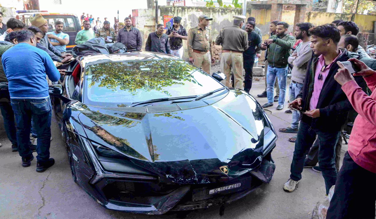 Kanpur Lamborghini Accident: Shivam Mishra Arrested; Lawyer Denies He Was Driving