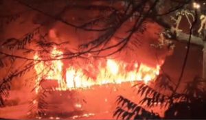 Bus helper dies as massive fire engulfs vehicle in Delhi’s Vikaspuri