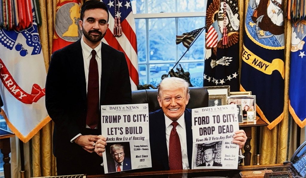 zohran Mamdani and Trump