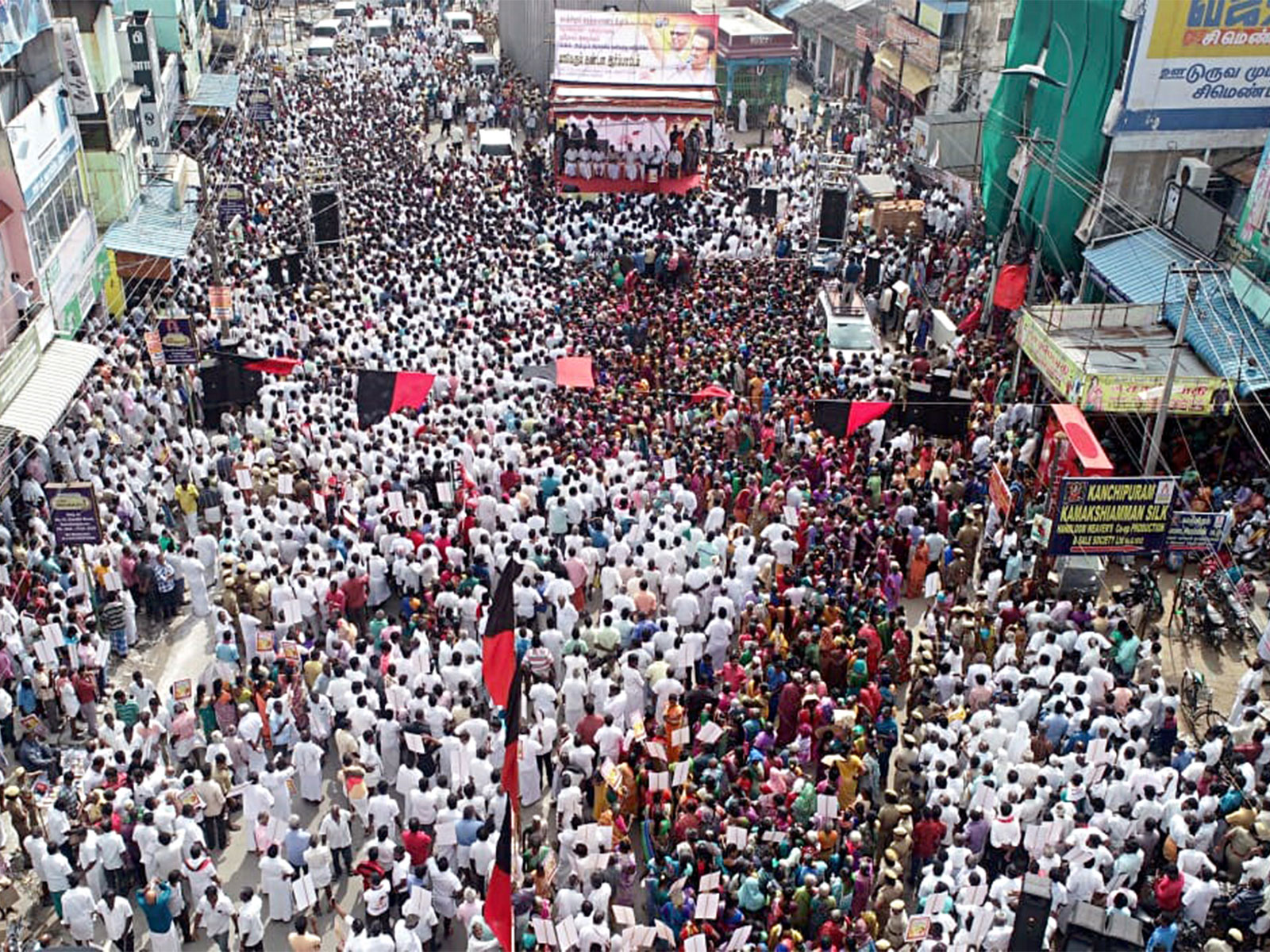 DMK names two candidates for RS polls; one seat each allotted to Congress, DMDK