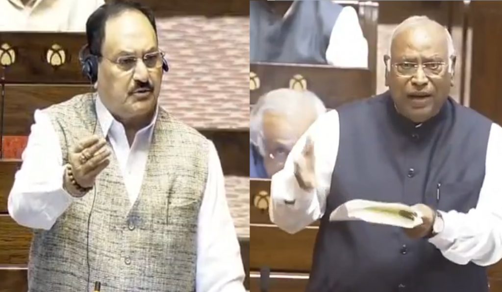 JP Nadda vs Kharge