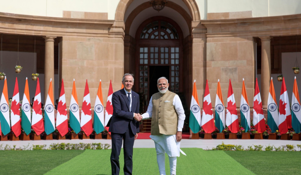 PM Modi and Mark Carney Expand India–Canada Partnership Across Trade, Energy, and Defence