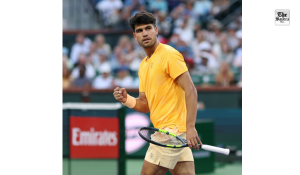 Indian Wells Open: Alcaraz rallies past Rinderknech; Medvedev through to Rd-4