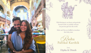 Indian cricketer Dinesh Karthik, Dipika Welcome Baby Girl