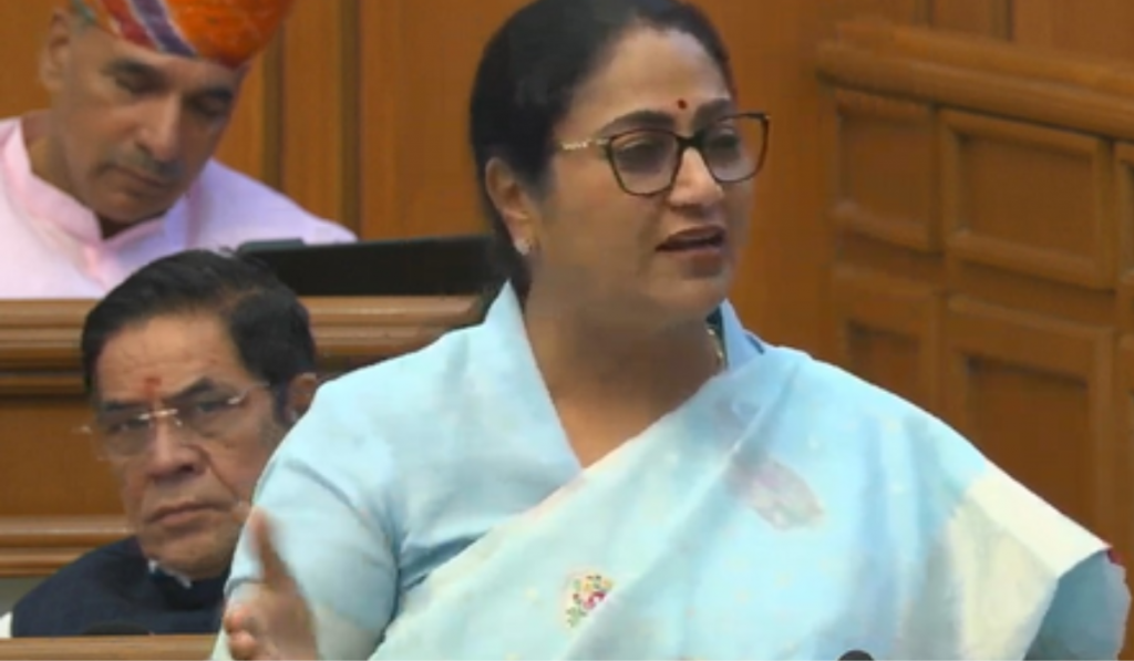 Delhi CM Rekha Gupta Presents Rs 1,03,700 Crore Budget for 2026-27
