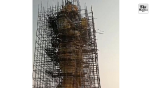 Grand unveiling of 131-foot-tall Balaji statue on Giriraj Mountain on Ram Navami
