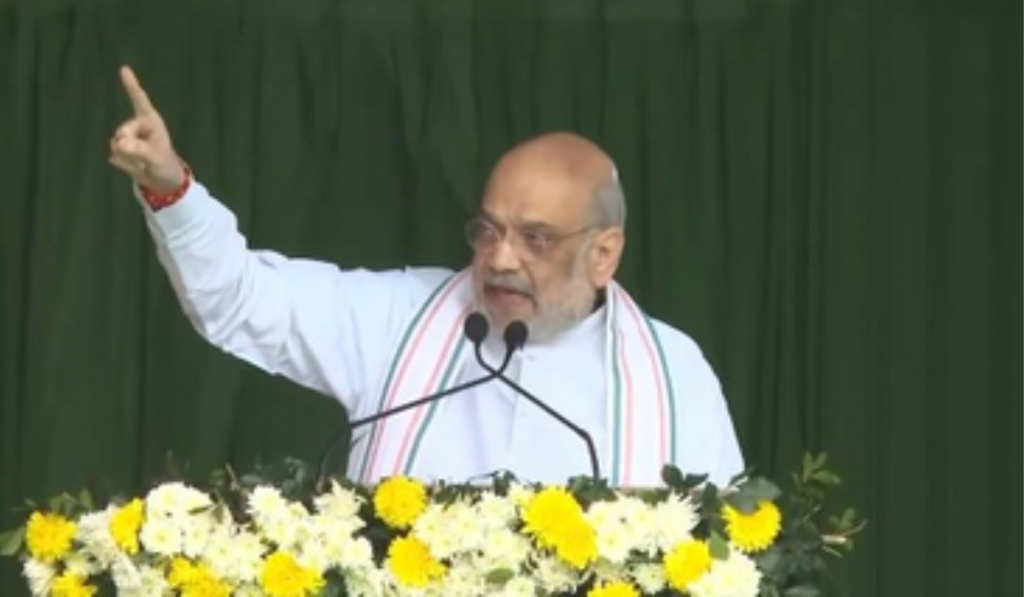 Amit Shah targets Congress at Assam rally