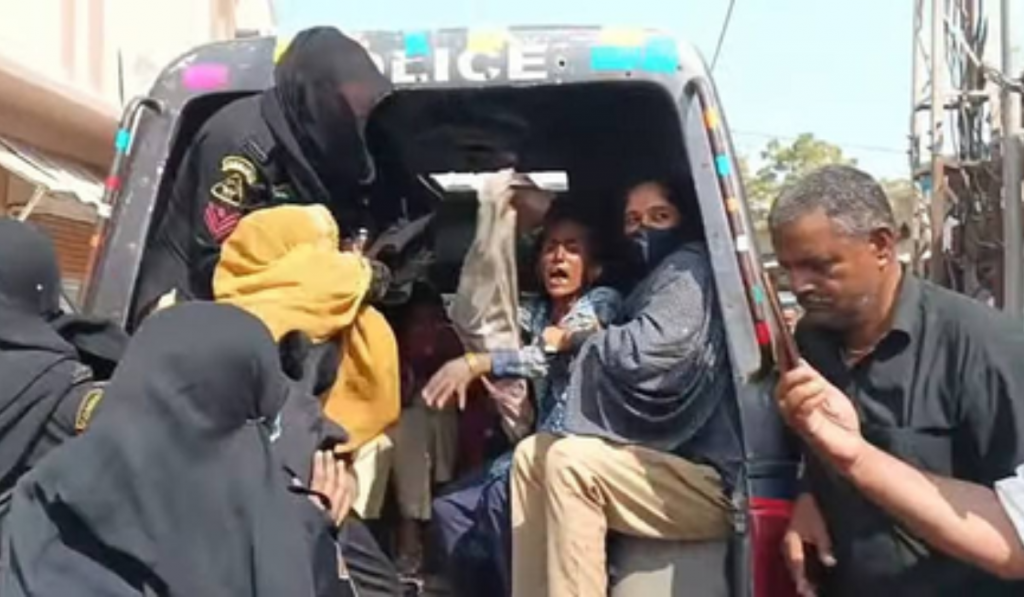 Ruckus due to police action on Machi community in Sindh