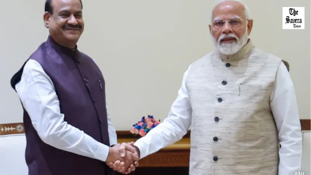 PM Modi hails Om Birla ahead of no-confidence motion