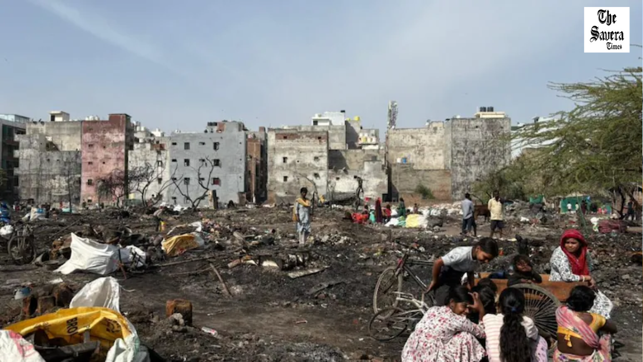 Massive Fire Destroys 80 Shanties in Delhi; Hundreds Homeless