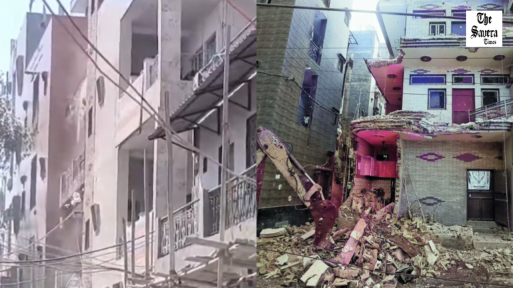 Uttam Nagar murder: Accused house partly demolished
