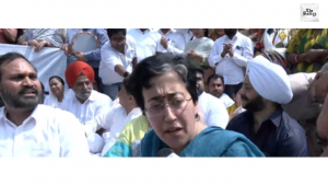 AAP MLAs protest over fire safety gaps in Delhi