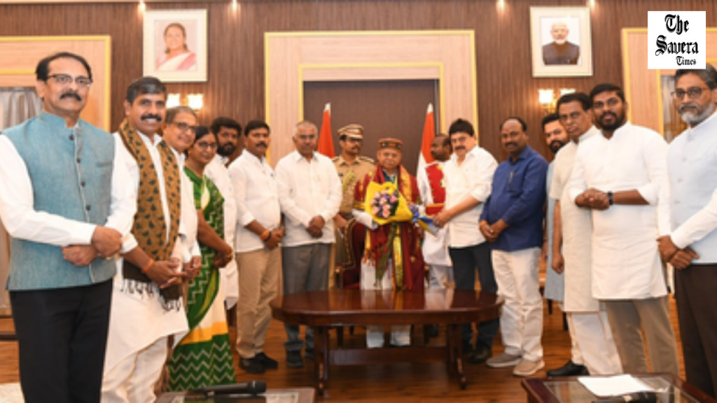 BJP seeks action against AIMIM MLAs over Vande Mataram