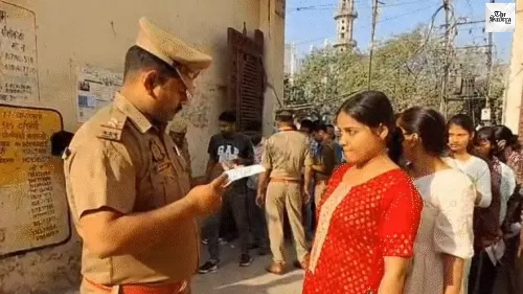 UP Police SI exam: strict security, Telegram FIR
