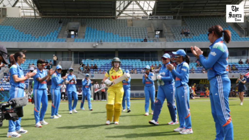 India Women Honor Alyssa Healy with Guard of Honour